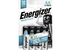 Batterij Energizer Max Plus 4xAA alkaline