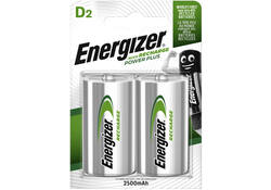 Batterij oplaadbaar Energizer 2xD 2500mAh