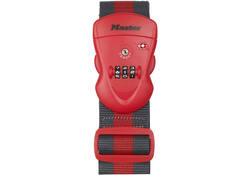 Kofferriem Master Lock TSA Rood/Zwart
