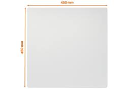 Whiteboard Nobo frameloos modulair 45x45cm