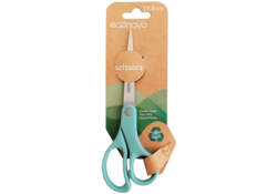 Schaar Econovo 18cm blauw blister à 1 stuk