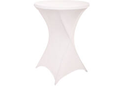 Tafelrok BRASQ voor statafel 80cm wit