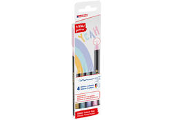 Fineliner edding 1200 fijn glitter pastel assorti set à 4 stuks