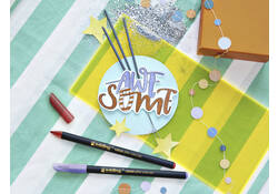 Fineliner edding 1200 fijn glitter assorti set à 5 stuks