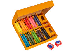 Kleurpotloden Bickids Multi Surface Class incl 2 puntenslijpers assorti 10 kleuren pak à 40 stuks
