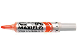 Viltstift Pentel MWL5M Maxiflo whiteboard rond 3mm oranje
