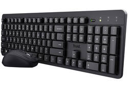 Toetsenbord Trust Ody II draadloos + muis AZERTY 25363