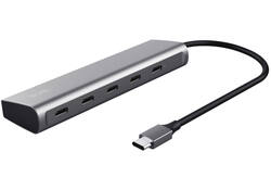 Hub Trust USB-C Halyx 5 poorts 25136