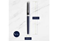 Rollerpen Waterman Hémisphère Colour Blocking black en blue CT fijn