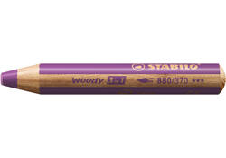 Kleurpotloden STABILO 880 woody 3 in 1 multitalent paars