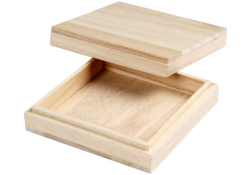 Doos Creativ Company 10x10x3cm hout