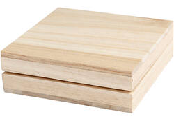 Doos Creativ Company 10x10x3cm hout