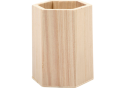 Pennenbak Creativ Company zeshoek 10.5x8cm triplex