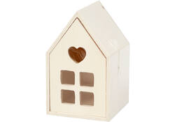 Huis met lade Creativ Company 10.8x6.8 cm hout