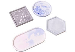 Silicone vormen Creativ Company set à 4 vormen