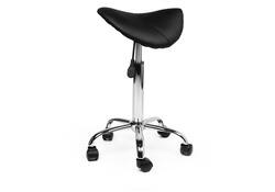 Zadelkruk Office medium harde wielen zw