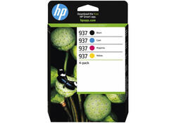 Inktcartridge HP 6C400NE 937 zwart + 3 kleuren