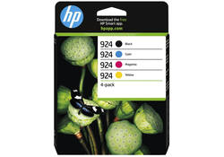 Inktcartridge HP 6C3Z1NE 924 zwart + 3 kleuren