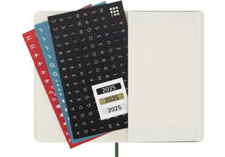 Agenda 2025 Moleskine 12M Planner Weekly 7dagen/1pagina pocket sc myrtle green