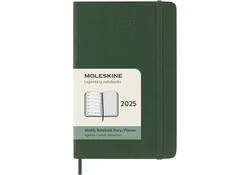 Agenda 2025 Moleskine 12M Planner Weekly 7dagen/1pagina pocket sc myrtle green