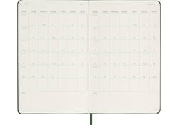 Agenda 2025 Moleskine 12M Planner Weekly 7dagen/1pagina large hc myrtle green