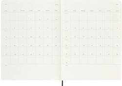 Agenda 2025 Moleskine 12M Planner Weekly 7dagen/1pagina extra large sc black