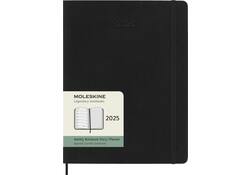 Agenda 2025 Moleskine 12M Planner Weekly 7dagen/1pagina extra large sc black
