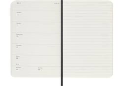 Agenda 2024/2025 Moleskine 18M Planner Weekly 7dagen/1pagina pocket sc black