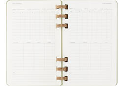 Agenda 2024/2025 Moleskine 12M Academic planner 7dagen/2pagina's large hc crush kiwi