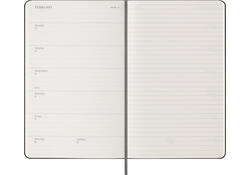 Agenda 2024/2025 Moleskine 18M Planner Weekly 7dagen/1pagina large hc black