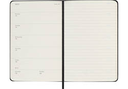Agenda 2024/2025 Moleskine 18M Planner Weekly 7dagen/1pagina pocket hc black