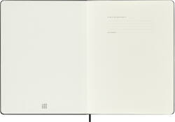 Agenda 2024/2025 Moleskine 18M Planner Weekly 7dagen/1pagina extra large hc black