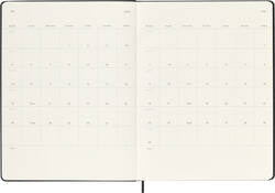 Agenda 2024/2025 Moleskine 18M Planner Weekly 7dagen/1pagina extra large hc black