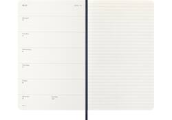 Agenda 2025 Moleskine 12M Planner Weekly 7dagen/1pagina large sc sapphire blue