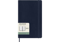 Agenda 2025 Moleskine 12M Planner Weekly 7dagen/1pagina large sc sapphire blue