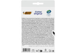 Balpen Bic Cristal medium blauw blister à 10 stuks