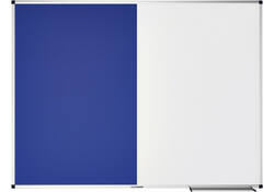 Combibord Legamaster UNITE blauw vilt-whiteboard 90x120cm