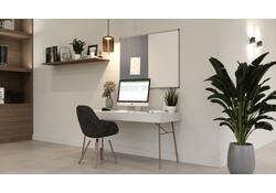 Combibord Legamaster UNITE grijs vilt-whiteboard 90x120cm