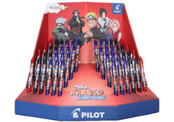 Rollerpen PILOT friXion clicker Naruto medium 3 kleuren assorti