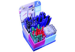 Rollerpen PILOT friXion Ball, friXion clicker en navullingen medium assorti display à 96 stuks