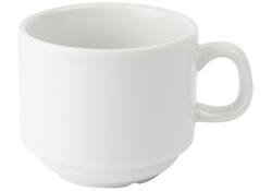 Theekop Olympia Whiteware 200 ml doos 12 stuks wit