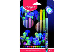 Viltstift Maped Deepsea Paradise set à 12 kleuren