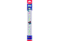 Liniaal Maped Pixel Party Twist 'n Flex 30cm transparant