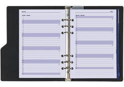 Organizer Kalpa Clipbook A5 inclusief agenda 2025-2026 7dagen/2pagina's nerf zwart
