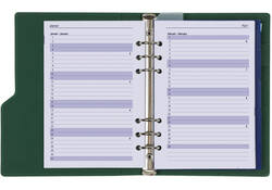 Organizer Kalpa Clipbook A5 inclusief agenda 2025-2026 7dagen/2pagina's groen