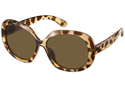 Zonnebril Montana met bruin gepolariseerd glas glans demi