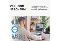 Laptopstandaard Fellowes Breyta wit