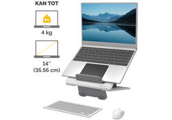 Laptopstandaard Fellowes Breyta wit