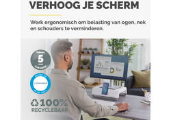 Monitorstandaard Fellowes Breyta wit