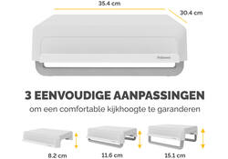 Monitorstandaard Fellowes Breyta wit
